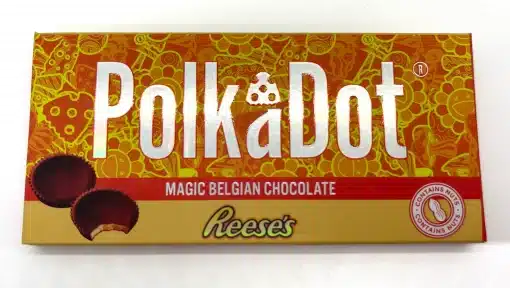 magic mushroom bars, polka dot magic mushrooms, polka dot mushroom belgian chocolate